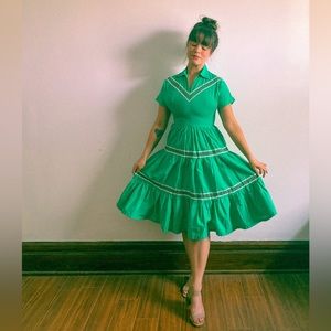 Vintage 1950s Patio Dress